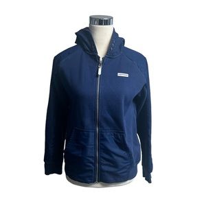 Converse women navy blue hoodie sweater